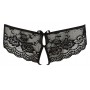 Crotchless lace slip s