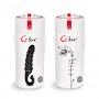 Textured G-spot vibrator made of Bioskin - Gvibe - Gjack 2 Black