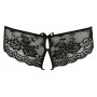 Crotchless lace slip l