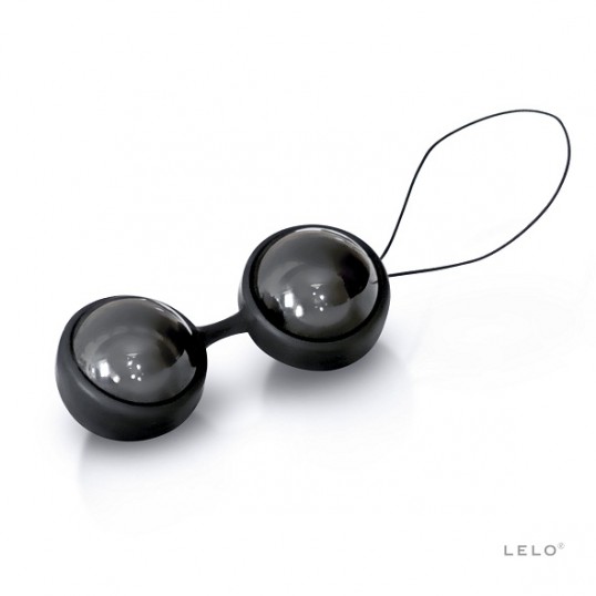 Vaginālās bumbiņas melnas - Lelo - luna beads