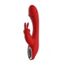 Kliitori stimulatsiooniga vibraator punane 21cm - Dream Toys Artemis