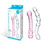 Glas - pleasure set double pleasure glass dildo set