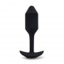 B-vibe - vibrating snug plug m black