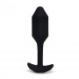 B-vibe - vibrating snug plug m black