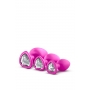 Anālo aizbāžņu komplekts rozā - Luxe by Blush