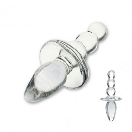 Glas - titus beaded glass butt plug