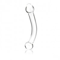 Glas - curved g-spot stimulator glass dildo