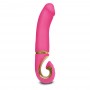 G-spot vibrator made of Bioskin material - Gvibe Gjay Neon rose