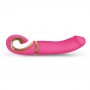 G-spot vibrator made of Bioskin material - Gvibe Gjay Neon rose