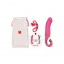 G-spot vibrator made of Bioskin material - Gvibe Gjay Neon rose