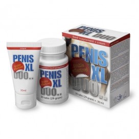 Kapsulas 30 gab + krēms 30 ml vīriešu dzimumorgānu stimulēšanai - Penis XL