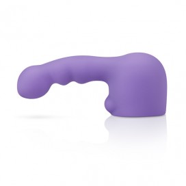 Le wand - petite ripple weighted silicone attachment