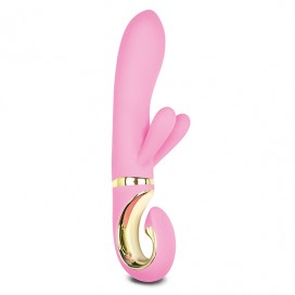 Rabbit vibrator with 3 powerful motors - Gvibe - Grabbit Pink