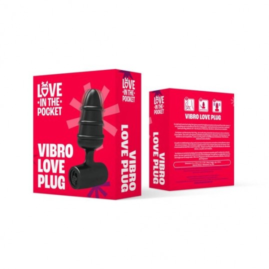 Vibrating butt plug - Love in the pocket