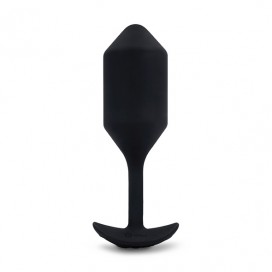 B-vibe - vibrating snug plug xl black