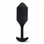 B-vibe - vibrating snug plug xl black