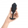 B-vibe - vibrating snug plug xl black