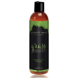 Massažiõli värske rohu aroomiga 120 ml - Intimate Earth
