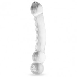 Dubults stikla dildo - Massage wand - Fifty shades of grey