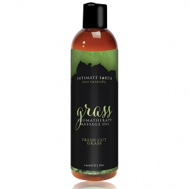 Massažiõli värske rohu aroomiga 240 ml - Intimate Earth
