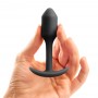 Anālais Aizbāznis - B-vibe - snug butt plug 1 melns