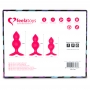Algajatele mõeldud roosad anaalpunnid feelztoys - bibi twin 3 tk