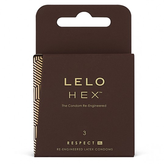 Prezervatyvai lelo hex respect xl (3 vnt.)