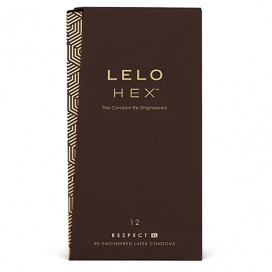 Prezervatyvai lelo hex respect xl (12 vnt.)