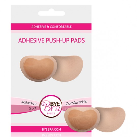 Bye bra - adhesive push-up pads nude