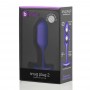 B-vibe - snug butt plug 2 purple