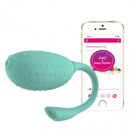 Smart wearable vibrator light-blue - Magic motion - fugu