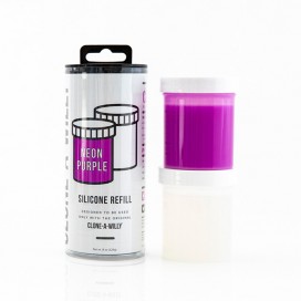 Clone-a-willy - refill neon purple silicone