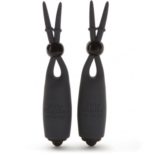 Vibrating nipple clamps - Fifty shades of grey