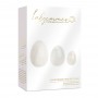 La gemmes - yoni egg set clear quartz (l-m-s)