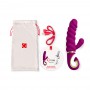 Textured rabbit vibrator - Gvibe - GCandy Sweet raspberry