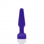 B-vibe - trio remote control butt plug purple