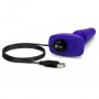 B-vibe - trio remote control butt plug purple