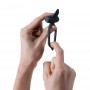 Cock ring with clitoral stimulator - B swish black