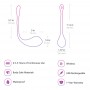 Interactive wearable bullet vibrator - Lovense lush 2