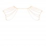 Bijoux indiscrets - magnifique shoulder jewelry gold