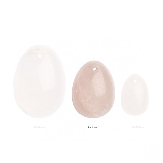 La gemmes - yoni egg rose quartz (m)