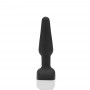 B-vibe - trio remote control butt plug black