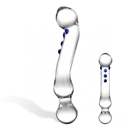 Glas - curved g-spot glass dildo