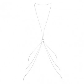 Bijoux indiscrets - magnifique 8 body chain silver