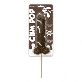 Dark chocolate flavoured cum pops