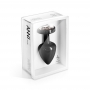 Diogol - anni butt plug round black 30 mm
