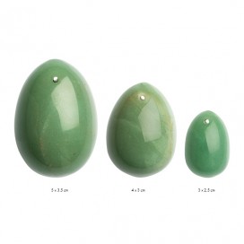 La gemmes - yoni egg set jade (l-m-s)