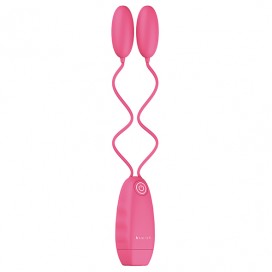 Dubults vibro ložu vibrators rozā - B swish - bnear