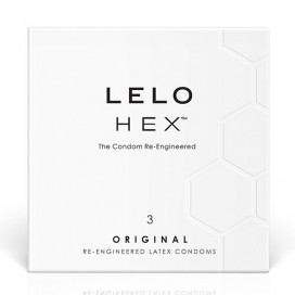 Extra strong condoms - Lelo hex original 3 pack