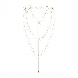 Bijoux indiscrets - magnifique back & cleavage chain gold